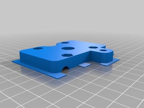 rígida haste do grampo de trava 3d a impressora partes o blender mendelmax 3d print model - Mito3D