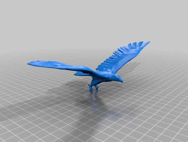aquila animali volo 3D print model - Mito3D