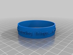 personalizados bracelete arte 3d print model - Mito3D