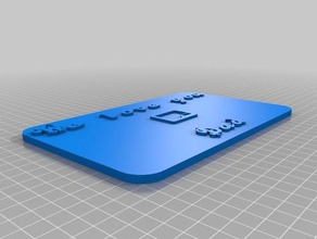 fathers day badge signs logos customized 3d print model - Mito3D