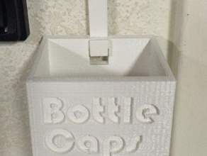 bottle cap catcher opener kitchen dining box hanger 3d print model - Mito3D