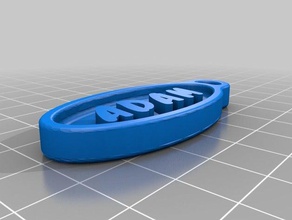 adam v2 las monedas insignias personalizado 3d print model - Mito3D