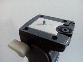 zapata tr&iacutepode hızlı yayın platformu kamera monte edin tripod kafa 3d print model - Mito3D