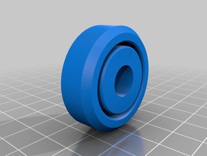 3d printed roller bearing v2- one piece parts bb 3d print model - Mito3D