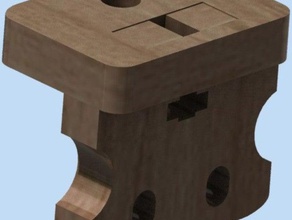 printrbot lc-extruder-Schließblech-filament-guide von lc 3d Drucker Teile lasercut laser-cutter mount reprap Holz 3d print model - Mito3D