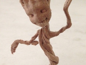 baby dancing groot sans base toy game accessories guardians galaxy happy tree no 3d print model - Mito3D
