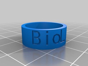 biolinc les anneaux personnalisé 3d print model - Mito3D