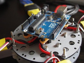 arduino aeroquad de montage rc des véhicules uno inventeur microcopter quadricoptère 3d print model - Mito3D