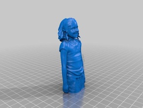 samantha 3d scan people body children little girl 3d print model - Mito3D