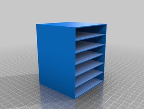 mi personalizados cajón de la caja 80x80 contenedores 3d print model - Mito3D