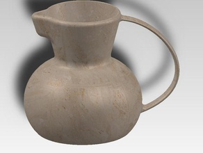 marble jug household 3d print model - Mito3D