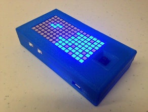 tiny tetris games adafruit arduino led matrix tretis 3d print model - Mito3D