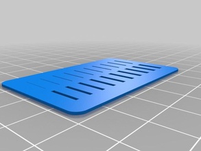 il mio personalizzato gap stampa di prova 3d la test 3d print model - Mito3D