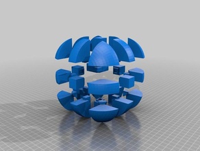 mi rubiks círculo puzzles personalizado 3d print model - Mito3D