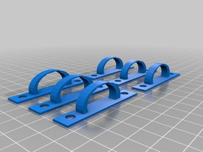 clip do cabo eletrônica 3d print model - Mito3D