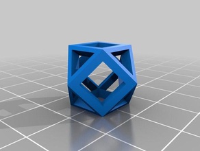 cuboctahedron 33 ritaglio matematica arte su misura 3d print model - Mito3D