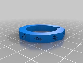 mi personalizados anillo unidad flash cryptex gadgets 3d print model - Mito3D