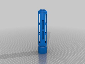 nerf dracogen varil uzantısı oyuncak oyun aksesuarlar nerfbarrel nerfgun silah 3d print model - Mito3D