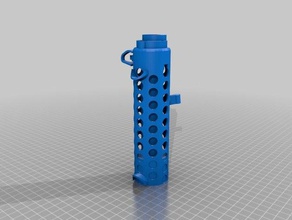 nerf sterling smg varil oyuncak oyun aksesuarlar nerfbarrel nerfgun silah 3d print model - Mito3D