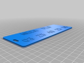 meu personalizados personalizador versão de etiqueta bagagem organização 3d print model - Mito3D