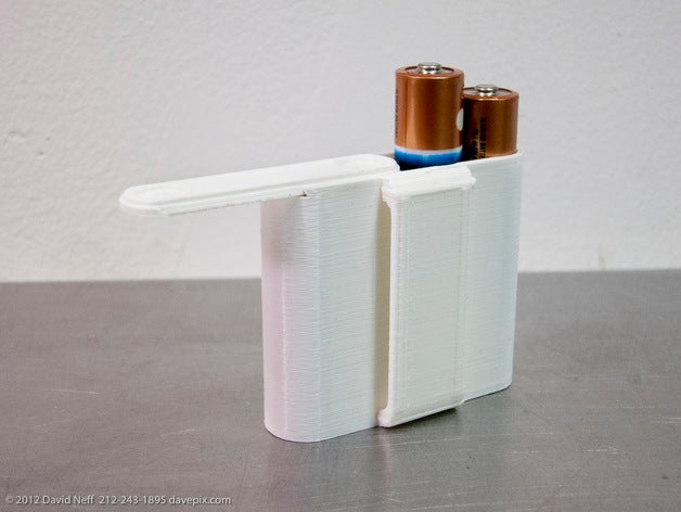 aa-Batterie Fall Kamera 3D print model - Mito3D