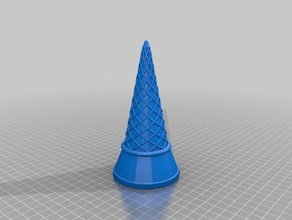 ice cream cone Essen trinken 3d print model - Mito3D
