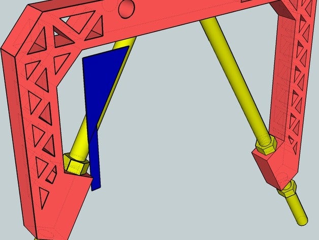 migliorato il frame vertice v2 3d la stampante parti 3D print model - Mito3D