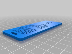 cleverland chaveiro organização personalizado 3d print model - Mito3D