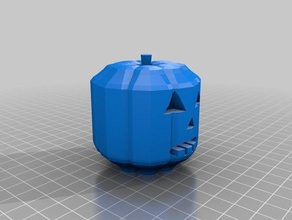 my customized jack-o-lantern decor 3d print model - Mito3D
