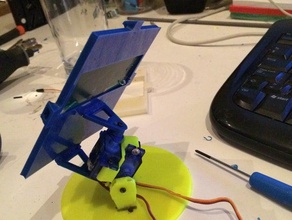 sole lovin pannello solare 2 la robotica arduino energia verde fotoresistenza il fotovoltaico 3d print model - Mito3D