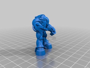 starcraft marine 2 fix creatures 3d print model - Mito3D