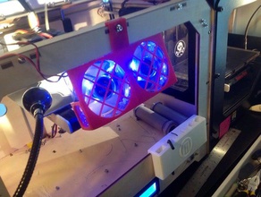 di montaggio per ventole flashforge ctc makerbots 3d la stampante accessori 3d print model - Mito3D