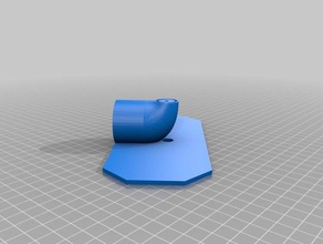 sprinkler base bigger internal nozzle support 3d printing 3d print model - Mito3D