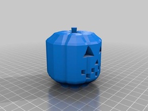 meine angepasste jack-o-Laterne Dekor 3d print model - Mito3D