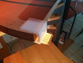 escada montada mesa de luz office 3d cnc eletrônica do agregado familiar openscad paramétrico 3d print model - Mito3D