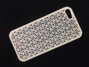 xadrez caso do iphone 5 móveis tessellation 3d print model - Mito3D