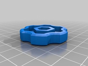 il mio personalizzato pollice manopola di metrica mano strumenti customizer 3d print model - Mito3D