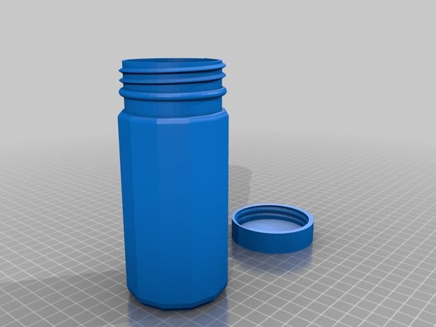 meine angepasste sksbottle Container 3D print model - Mito3D