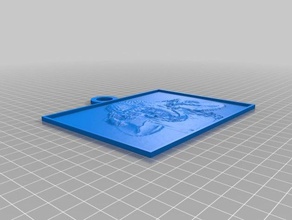 kid 2d a arte personalizado 3d print model - Mito3D