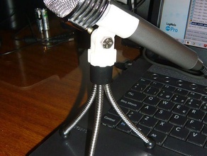 microphone holder audio 3d print model - Mito3D