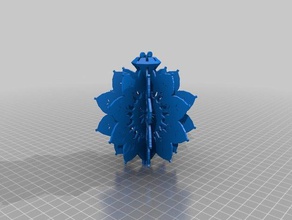 my cut paper snowflake 1 decor customized 3d print model - Mito3D