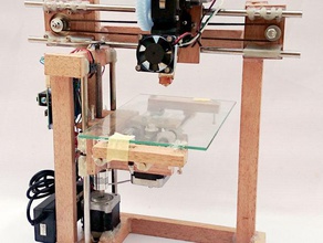 facile in legno repstrap 3d le stampanti Stampante prusa i3 3d print model - Mito3D