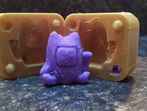 lucky cat stampo le creature oogoo 3d print model - Mito3D