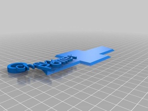 chevy poder llaveros personalizado 3d print model - Mito3D