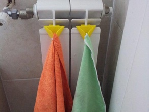 asciugamano radiatore bagno 3d su misura famiglia openscad utile 3d print model - Mito3D