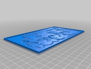 greymy özelleştirilmiş lithopane 2d sanat 3d print model - Mito3D