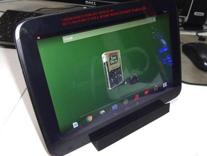 mi nexus 10 titular la tableta hacer resistente tablet 3d print model - Mito3D