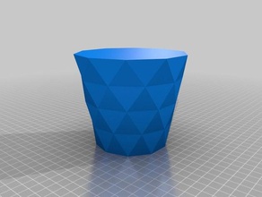 100 twisted polygon vase containers customized 3d print model - Mito3D