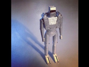 rom spaceknight modelo los robots cyborg de marvel sci-fi 3d print model - Mito3D