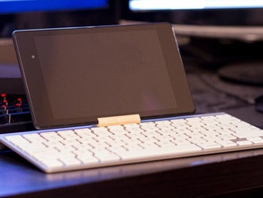 nexus 7 apple bluetooth keyboard holder tablet wireless 2013 3d print model - Mito3D